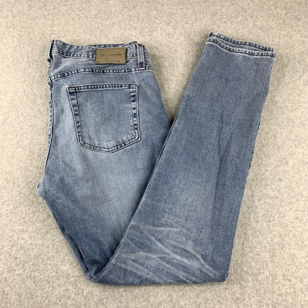 AG Adriano Goldschmied Tellis Jeans Mens 35x33 Blue Modern Slim Fit AG-ed Denim